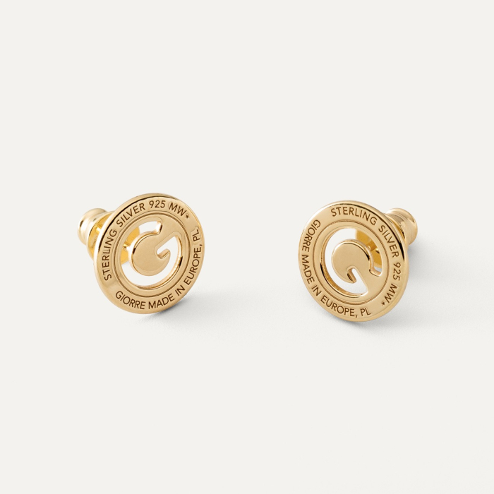Earrings Giorre brand, sterling silver 925 gold plated
