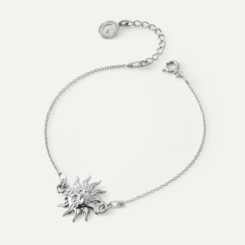 Sonnenarmband, sterlingsilber 925 platiniert