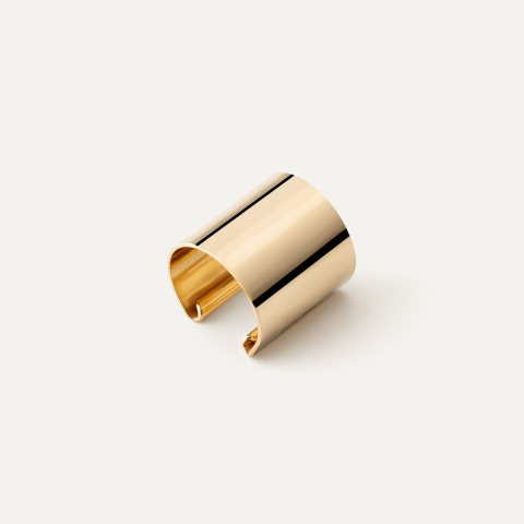 Earrings 1 cm, sterling silver 925 gold plated
