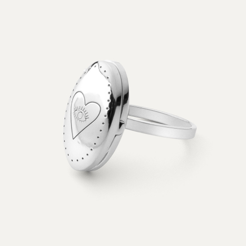 Ring mit Geheimfach, sterlingsilber 925