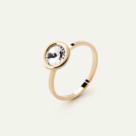 Rivoli - Ring, 925er Silber gelbvergoldet