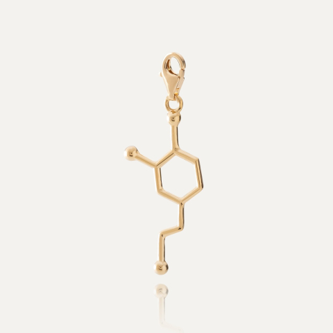 Dopamine charms, sterling silver 925