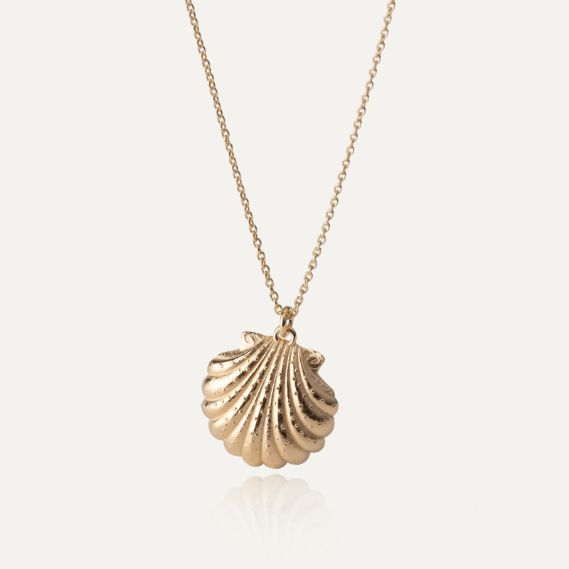 Muschelkette, 925er Silber mit Vergoldung| GIORRE 2599