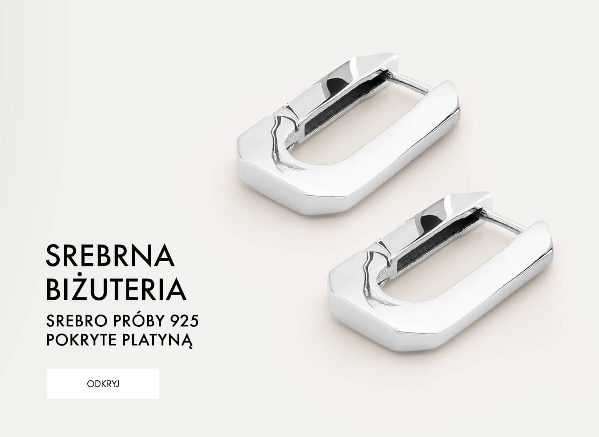 SREBRO 925 POKRYTE PLATYNĄ